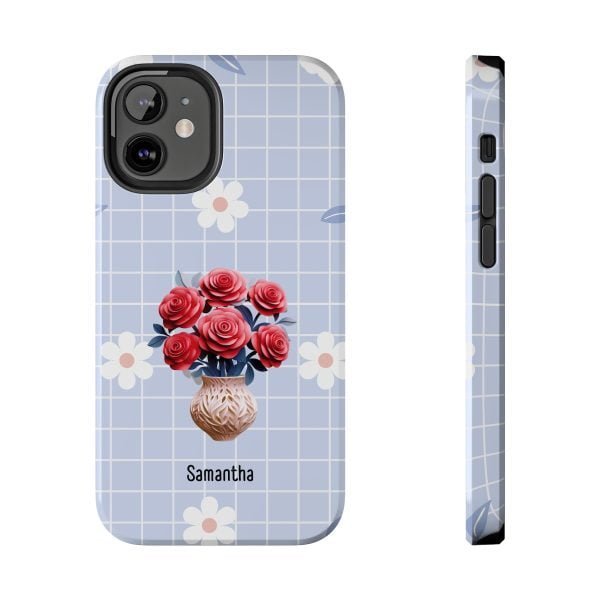 Birth Flower iPhone Cases | June Birth Flower: Rose | Name Customization - Image 41