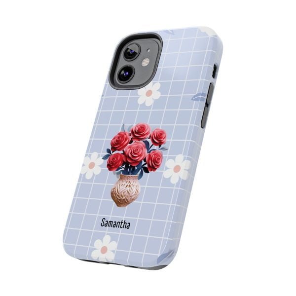 Birth Flower iPhone Cases | June Birth Flower: Rose | Name Customization - Image 43