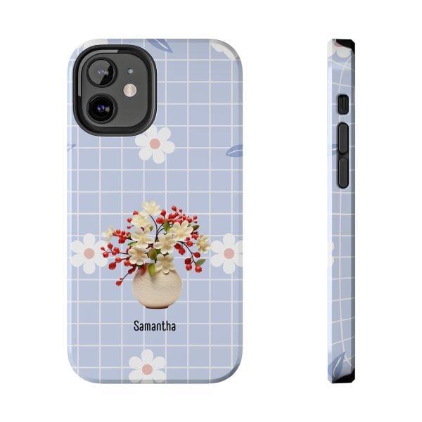 Birth Flower iPhone Cases | May Birth Flower: Hawthorn | Name Customization - Image 36