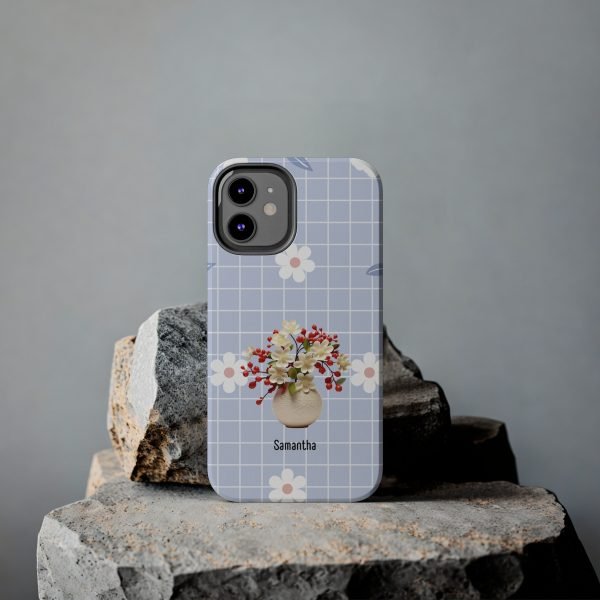 Birth Flower iPhone Cases | May Birth Flower: Hawthorn | Name Customization - Image 40