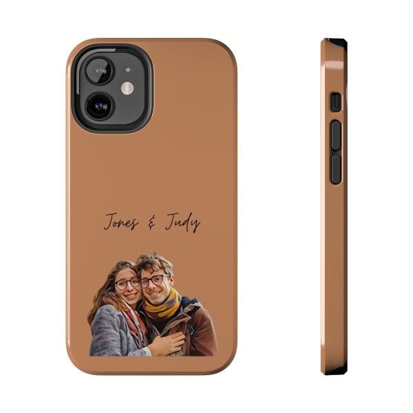 Custom Couple Photo iPhone Cases | Text Customization - Image 41