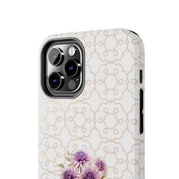 Birth Flower iPhone Cases | Sep Birth Flower: Aster | Name Customization - Image 51