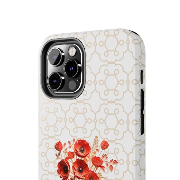 Birth Flower iPhone Cases | Aug Birth Flower: Poppy | Name Customization - Image 45