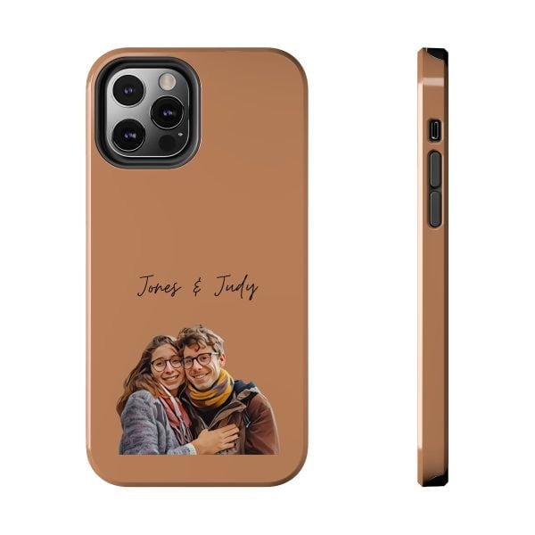 Custom Couple Photo iPhone Cases | Text Customization - Image 47
