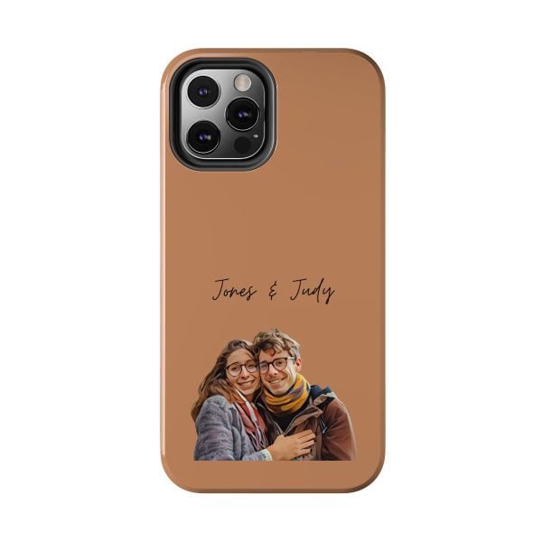 Custom Couple Photo iPhone Cases | Text Customization - Image 48