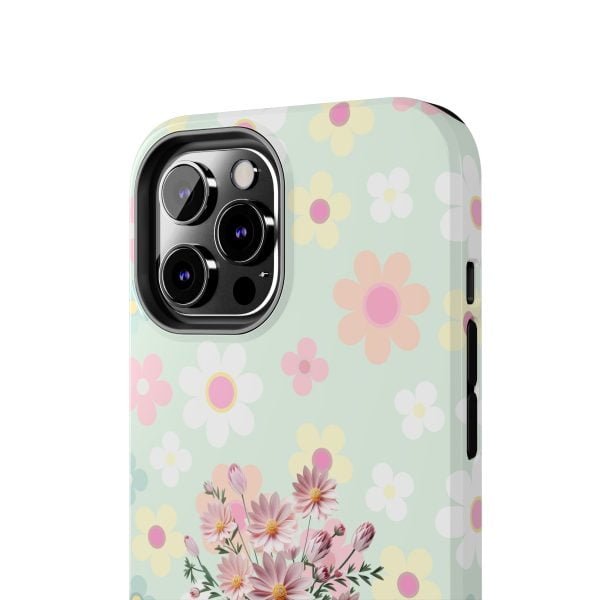 Birth Flower iPhone Cases | Oct Birth Flower: Cosmos | Name Customization - Image 56