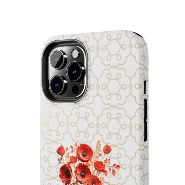 Birth Flower iPhone Cases | Aug Birth Flower: Poppy | Name Customization - Image 51