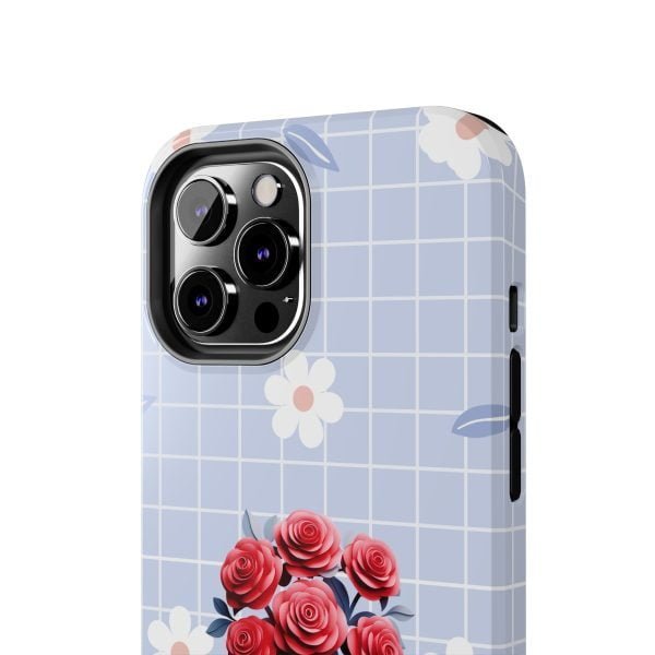 Birth Flower iPhone Cases | June Birth Flower: Rose | Name Customization - Image 56