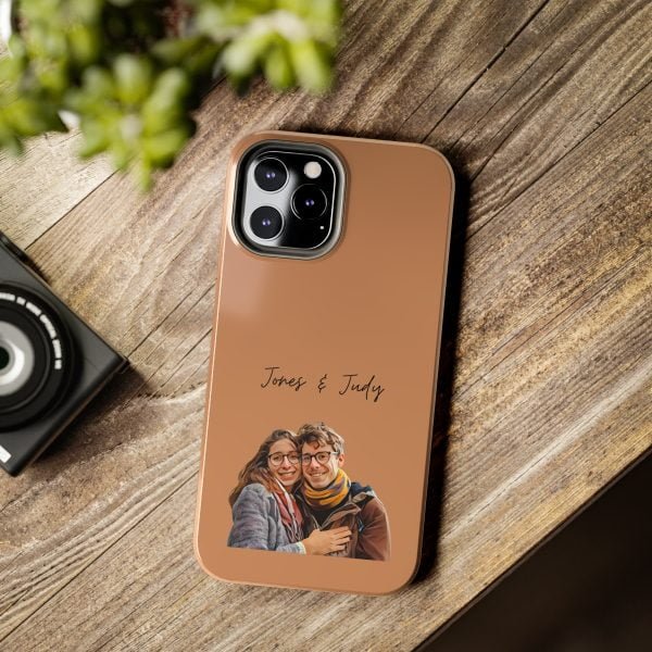 Custom Couple Photo iPhone Cases | Text Customization - Image 58