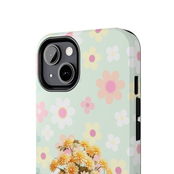 Birth Flower iPhone Cases | Nov Birth Flower: Chrysanthemum | Name Customization - Image 5