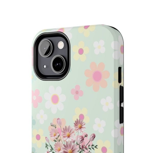 Birth Flower iPhone Cases | Oct Birth Flower: Cosmos | Name Customization - Image 62
