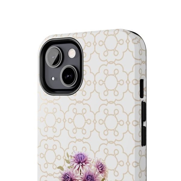 Birth Flower iPhone Cases | Sep Birth Flower: Aster | Name Customization - Image 5