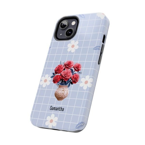 Birth Flower iPhone Cases | June Birth Flower: Rose | Name Customization - Image 61