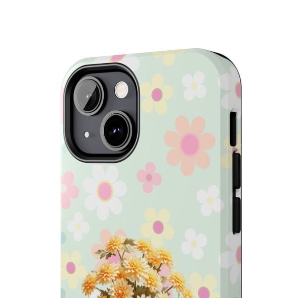 Birth Flower iPhone Cases | Nov Birth Flower: Chrysanthemum | Name Customization - Image 63