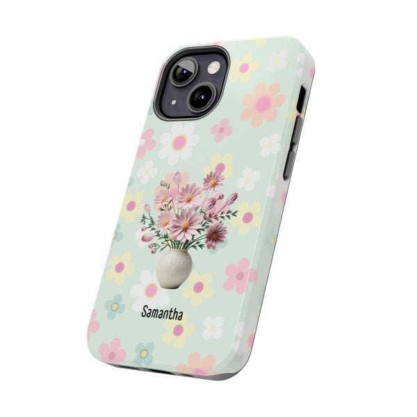 Birth Flower iPhone Cases | Oct Birth Flower: Cosmos | Name Customization - Image 67