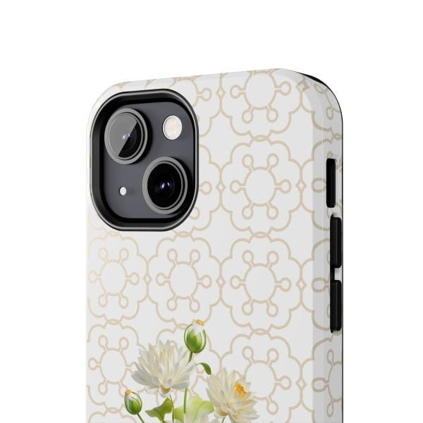 Birth Flower iPhone Cases | July Birth Flower: Water Lily | Name Customization - Image 68