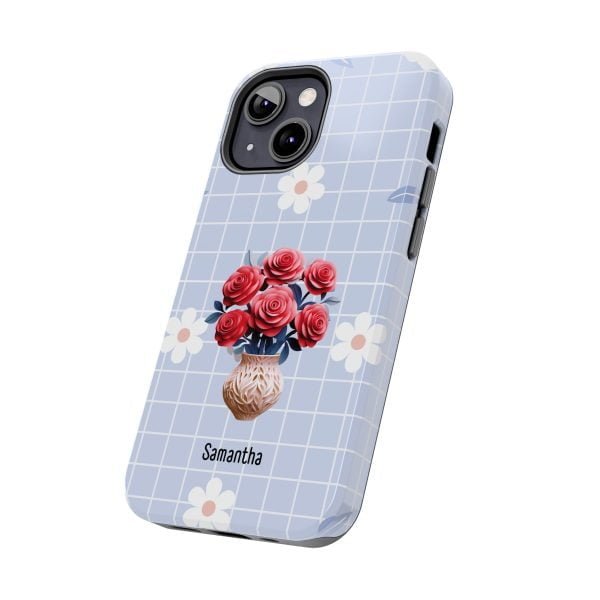 Birth Flower iPhone Cases | June Birth Flower: Rose | Name Customization - Image 67