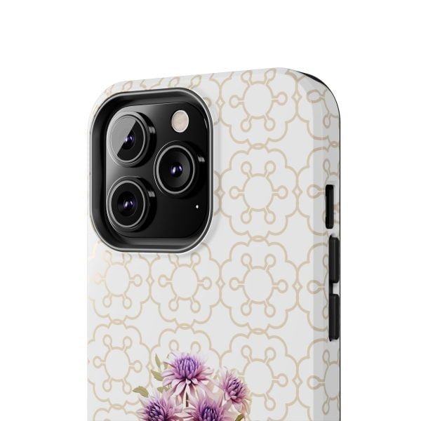 Birth Flower iPhone Cases | Sep Birth Flower: Aster | Name Customization - Image 69