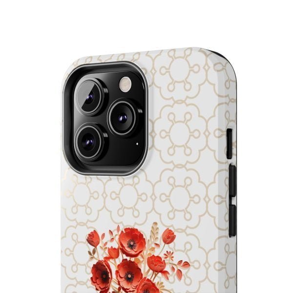 Birth Flower iPhone Cases | Aug Birth Flower: Poppy | Name Customization - Image 69