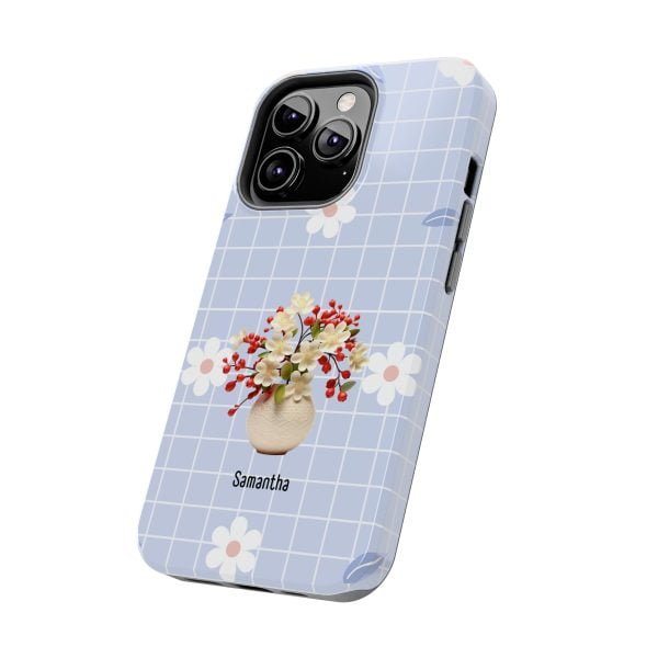 Birth Flower iPhone Cases | May Birth Flower: Hawthorn | Name Customization - Image 68