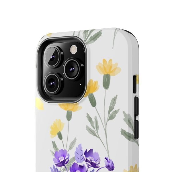 Birth Flower iPhone Cases | February Birth Flower: Violet | Name Customization - Image 71