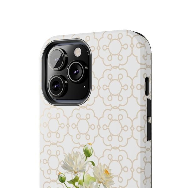 Birth Flower iPhone Cases | July Birth Flower: Water Lily | Name Customization - Image 80