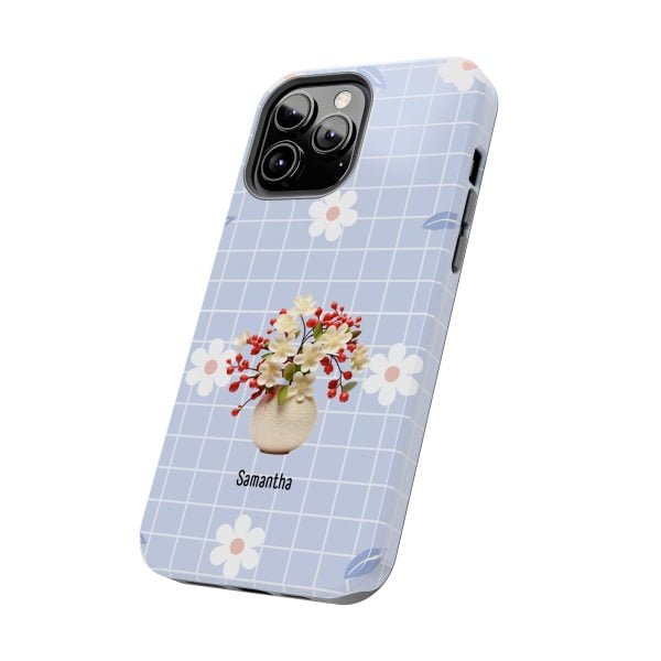 Birth Flower iPhone Cases | May Birth Flower: Hawthorn | Name Customization - Image 74