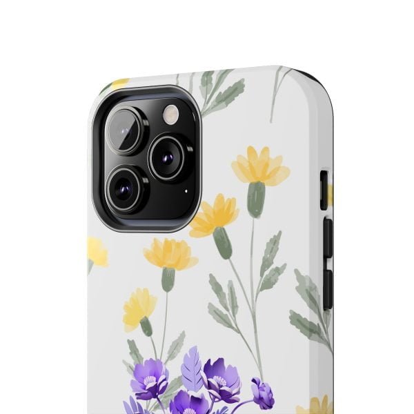 Birth Flower iPhone Cases | February Birth Flower: Violet | Name Customization - Image 77