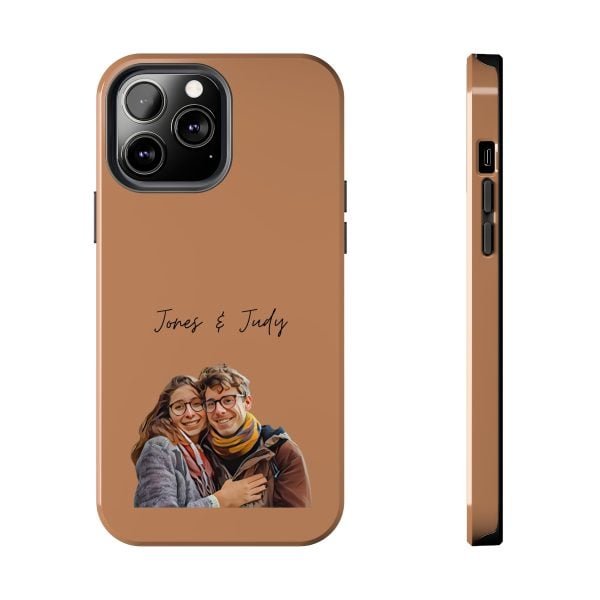 Custom Couple Photo iPhone Cases | Text Customization - Image 77