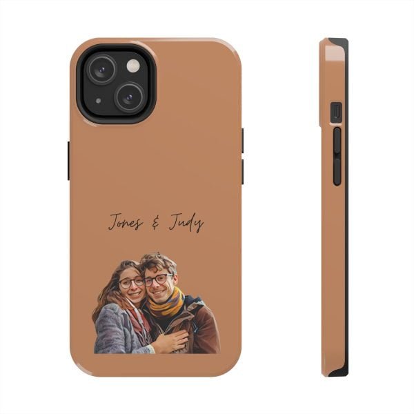 Custom Couple Photo iPhone Cases | Text Customization - Image 83
