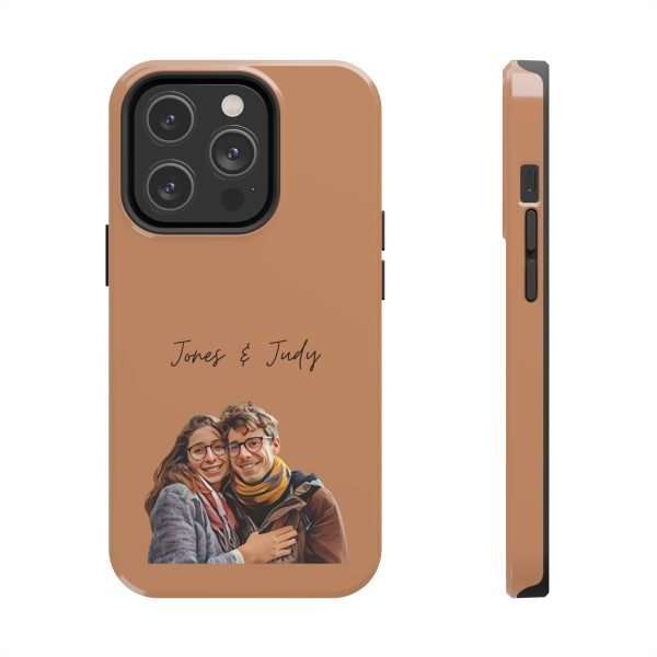 Custom Couple Photo iPhone Cases | Text Customization - Image 85