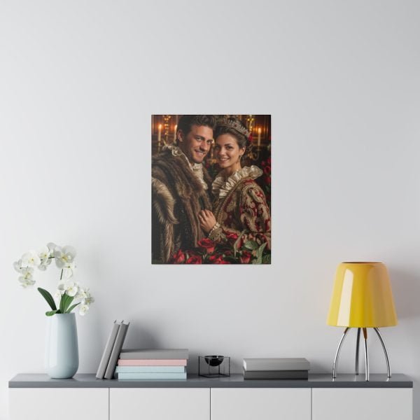 Personalized Fantasy Couple Portrait Matte Canvas | Custom Renaissance Couple Portrait Personalized Couple Portrait from Photo | Best for party & gift - Image 12