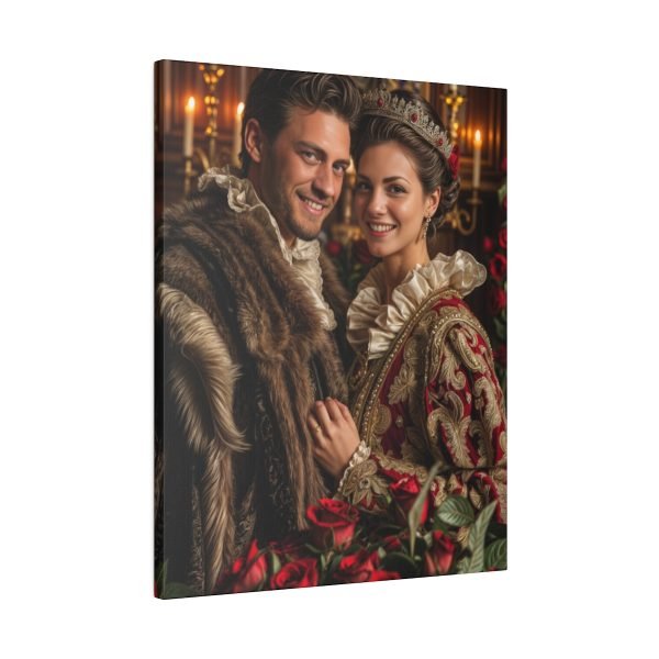 Personalized Fantasy Couple Portrait Matte Canvas | Custom Renaissance Couple Portrait Personalized Couple Portrait from Photo | Best for party & gift - Image 10