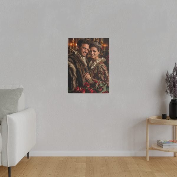 Personalized Fantasy Couple Portrait Matte Canvas | Custom Renaissance Couple Portrait Personalized Couple Portrait from Photo | Best for party & gift - Image 15