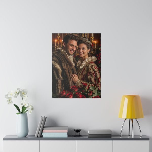Personalized Fantasy Couple Portrait Matte Canvas | Custom Renaissance Couple Portrait Personalized Couple Portrait from Photo | Best for party & gift - Image 16