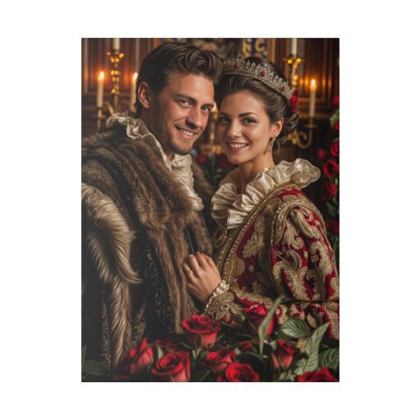 Personalized Fantasy Couple Portrait Matte Canvas | Custom Renaissance Couple Portrait Personalized Couple Portrait from Photo | Best for party & gift - Image 13