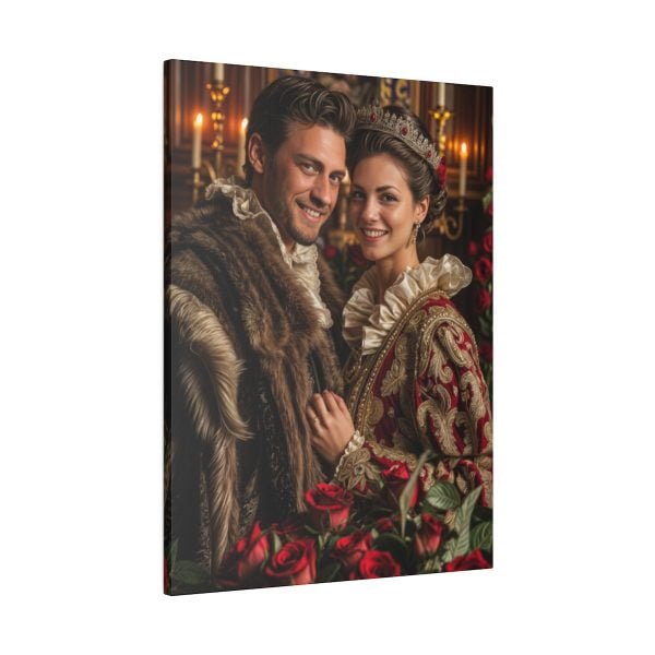 Personalized Fantasy Couple Portrait Matte Canvas | Custom Renaissance Couple Portrait Personalized Couple Portrait from Photo | Best for party & gift - Image 14
