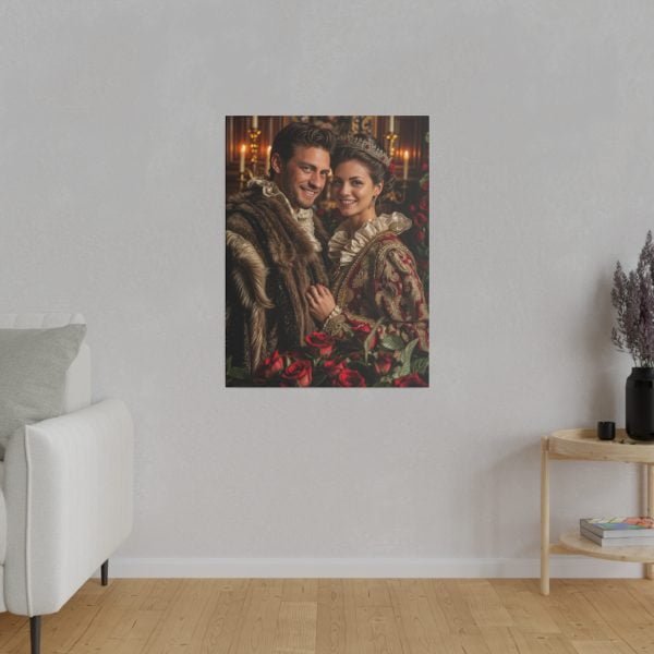 Personalized Fantasy Couple Portrait Matte Canvas | Custom Renaissance Couple Portrait Personalized Couple Portrait from Photo | Best for party & gift - Image 19