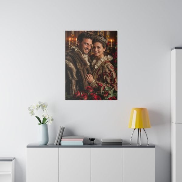 Personalized Fantasy Couple Portrait Matte Canvas | Custom Renaissance Couple Portrait Personalized Couple Portrait from Photo | Best for party & gift - Image 20