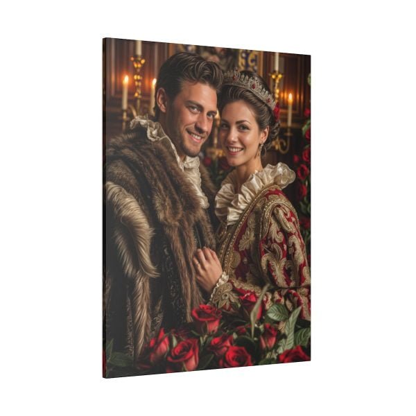 Personalized Fantasy Couple Portrait Matte Canvas | Custom Renaissance Couple Portrait Personalized Couple Portrait from Photo | Best for party & gift - Image 18