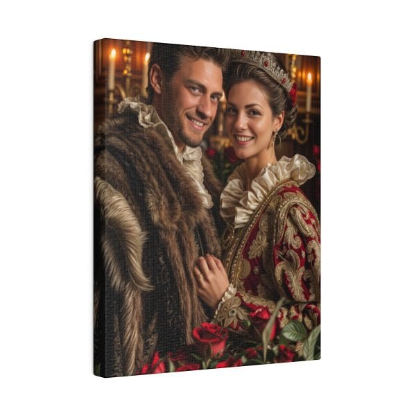 Personalized Fantasy Couple Portrait Matte Canvas | Custom Renaissance Couple Portrait Personalized Couple Portrait from Photo | Best for party & gift - Image 22