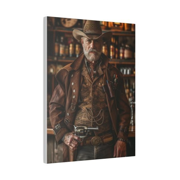 Personalized Fantasy Portrait Design Matte Canvas | Custom Cowboy Portrait from Photo | Best for party & gift - Image 6