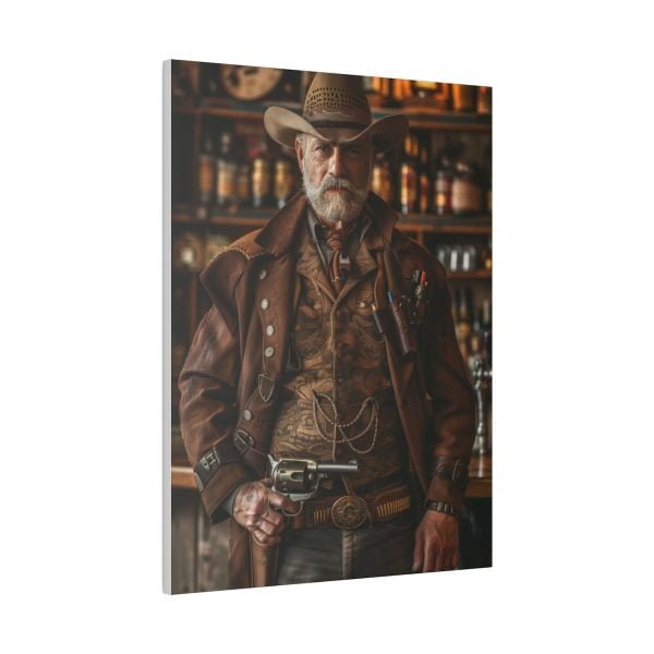 Personalized Fantasy Portrait Design Matte Canvas | Custom Cowboy Portrait from Photo | Best for party & gift - Image 14