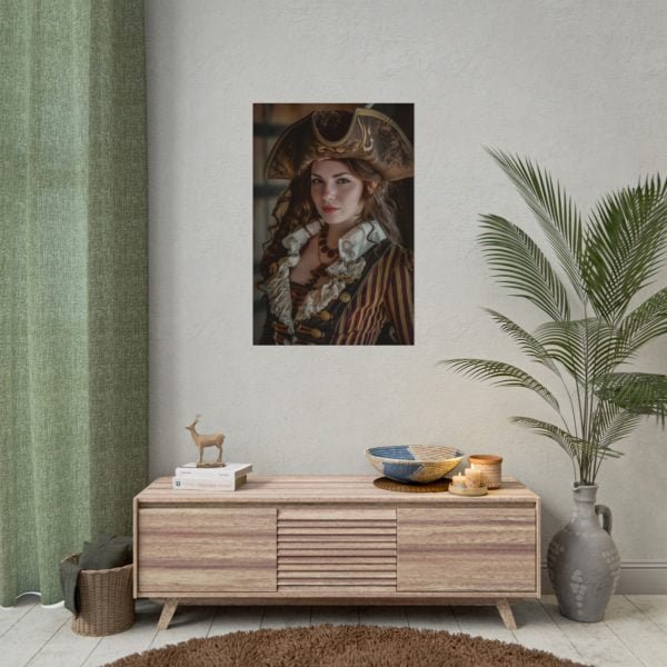 Custom Fantasy Portrait Poster from photo | Custom Pirate Portrait Personalized Pirate Portrait from Photo | Best for party & gift