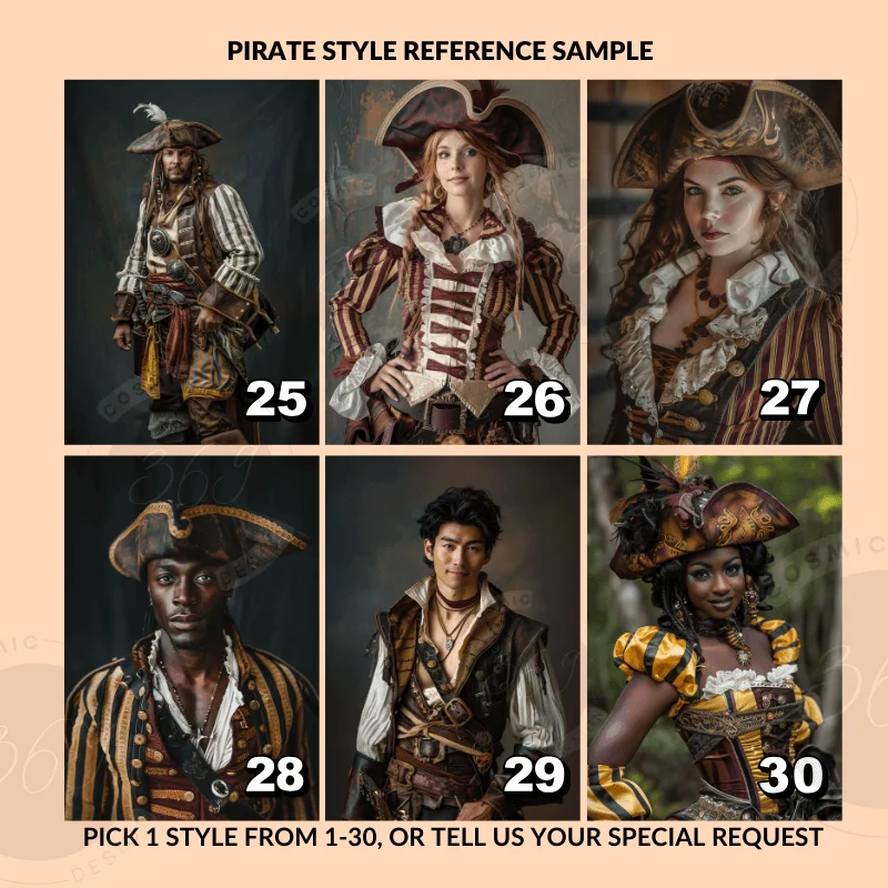 Custom Fantasy Portrait Poster from photo Custom Pirate Portrait Personalized Pirate Portrait Poster from Photo17 custom pirate portrait poster from normal photo