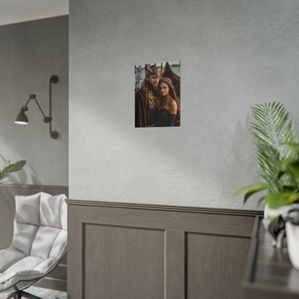 Custom Fantasy Couple Portrait Poster from photo | Custom Viking Couple Portrait from normal photo | Best for Anniversary Gift, Special Gift - Image 60