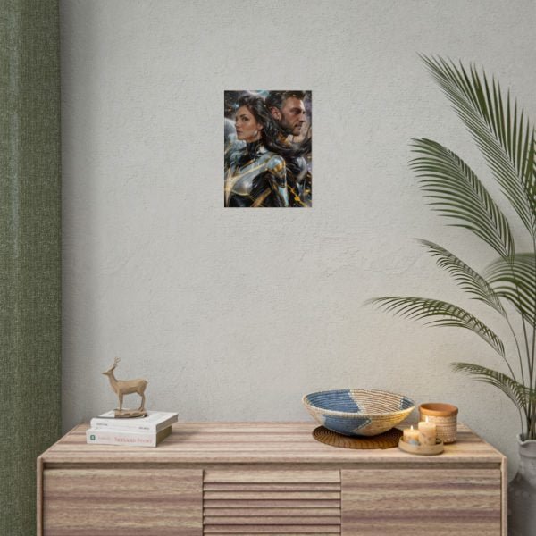 Custom Fantasy Couple Portrait Poster from photo | Custom Couple Portrait from photo Superhero Couple Style | Best for Anniversary Gift, Special Gift - Image 59