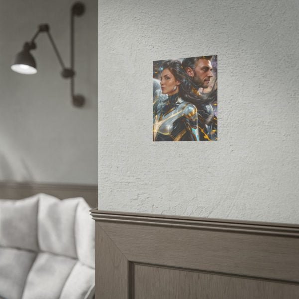 Custom Fantasy Couple Portrait Poster from photo | Custom Couple Portrait from photo Superhero Couple Style | Best for Anniversary Gift, Special Gift - Image 65