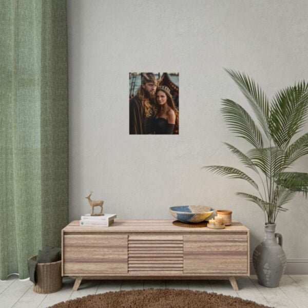 Custom Fantasy Couple Portrait Poster from photo | Custom Viking Couple Portrait from normal photo | Best for Anniversary Gift, Special Gift - Image 74