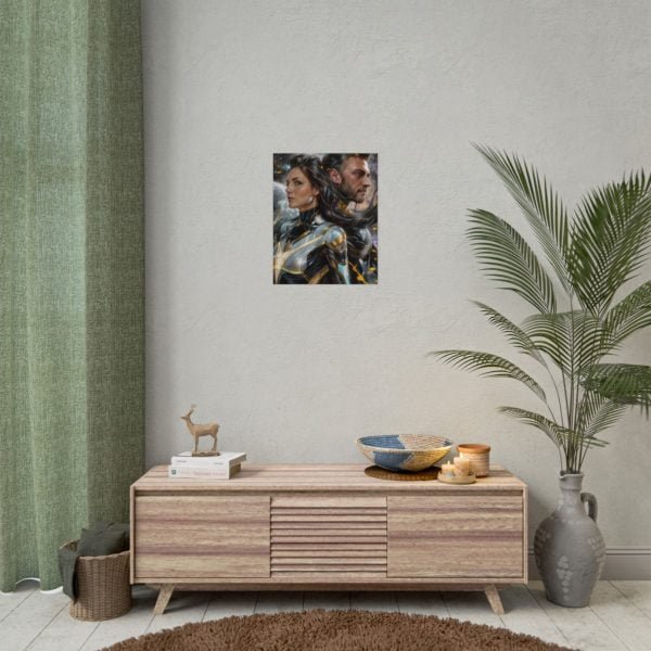 Custom Fantasy Couple Portrait Poster from photo | Custom Couple Portrait from photo Superhero Couple Style | Best for Anniversary Gift, Special Gift - Image 19